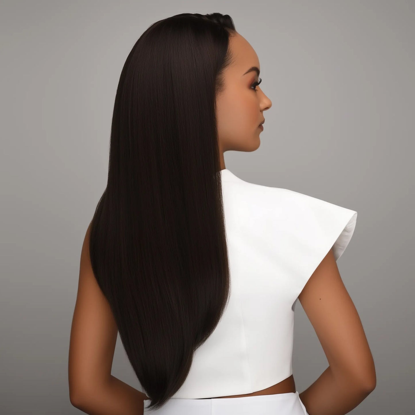 FEME 2 - in - 1 Halbperücke & Ponytail – Nadia - UREMBO Beauty