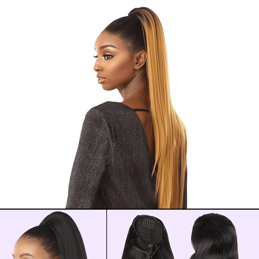 Sensationnel Instant Pony – Simply Straight Drawstring Ponytail - UREMBO Beauty
