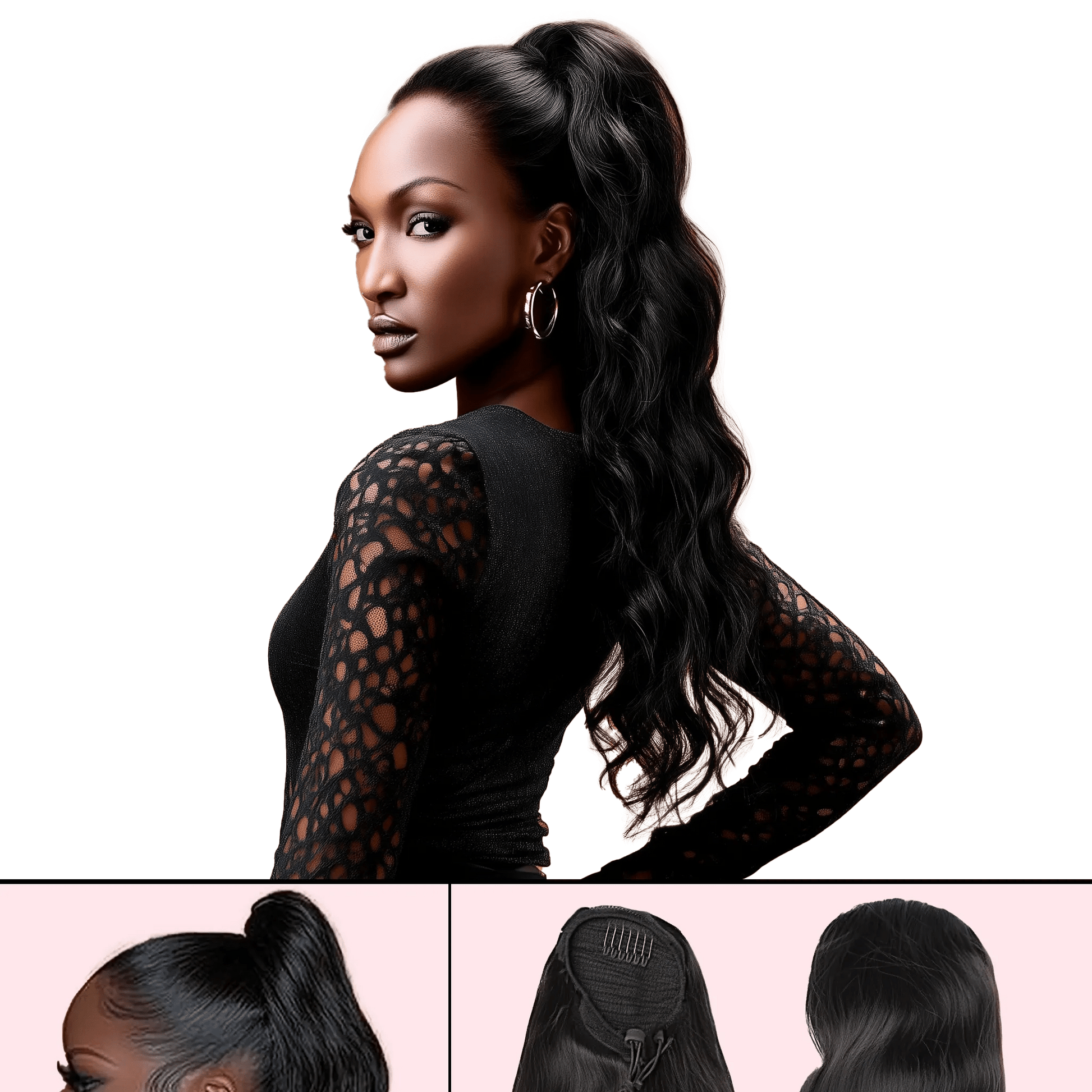 UREMBO Body Wave Drawstring Ponytail – Echthaar - UREMBO Beauty