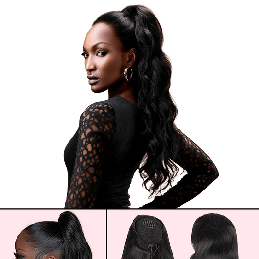 UREMBO Body Wave Drawstring Ponytail – Echthaar - UREMBO Beauty