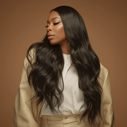 UREMBO Natural Wavy Weft Extensions – Echthaar Weave Tresse 100g - UREMBO Beauty