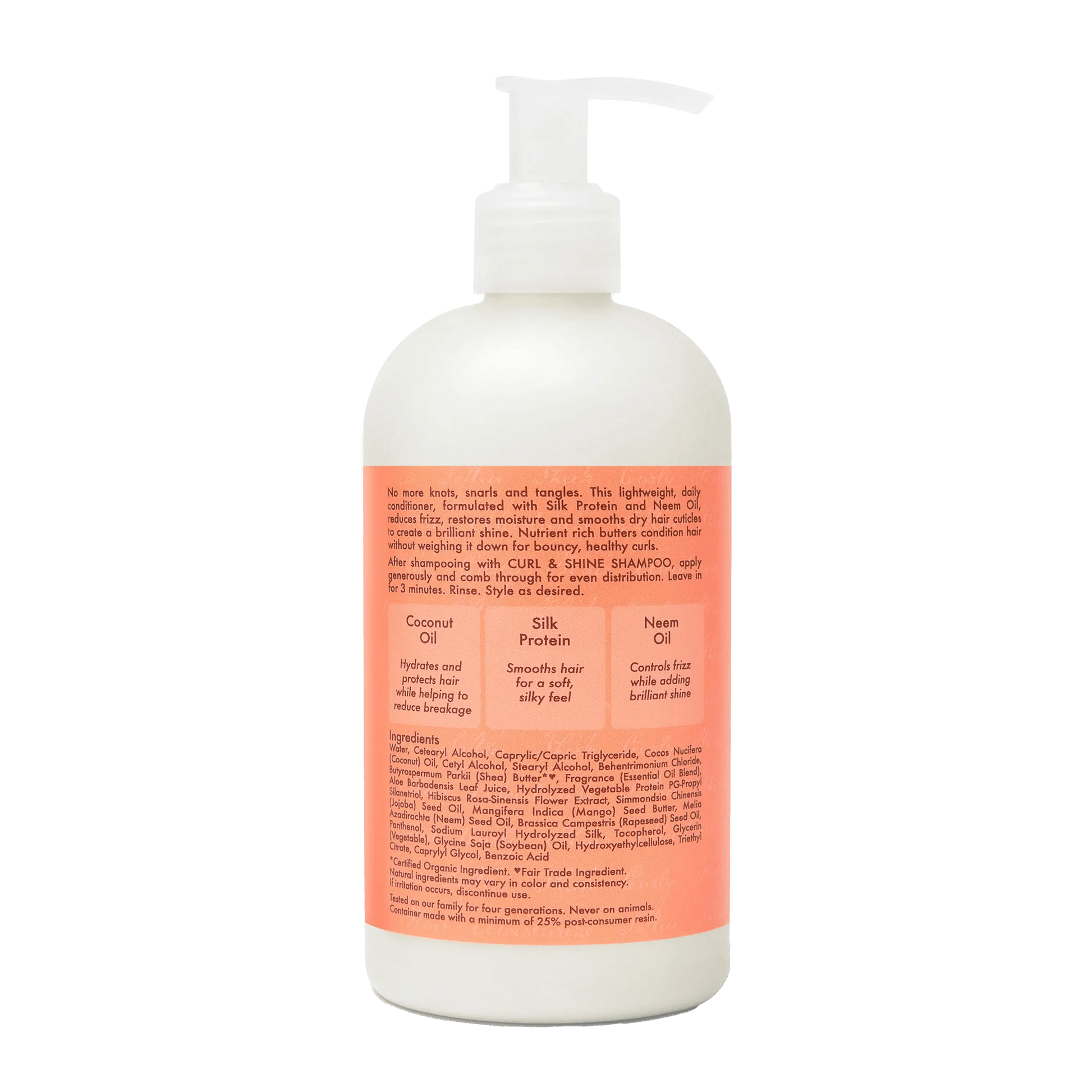 Shea Moisture Coconut & Hibiscus Curl & Shine Conditioner 384ml - UREMBO Beauty