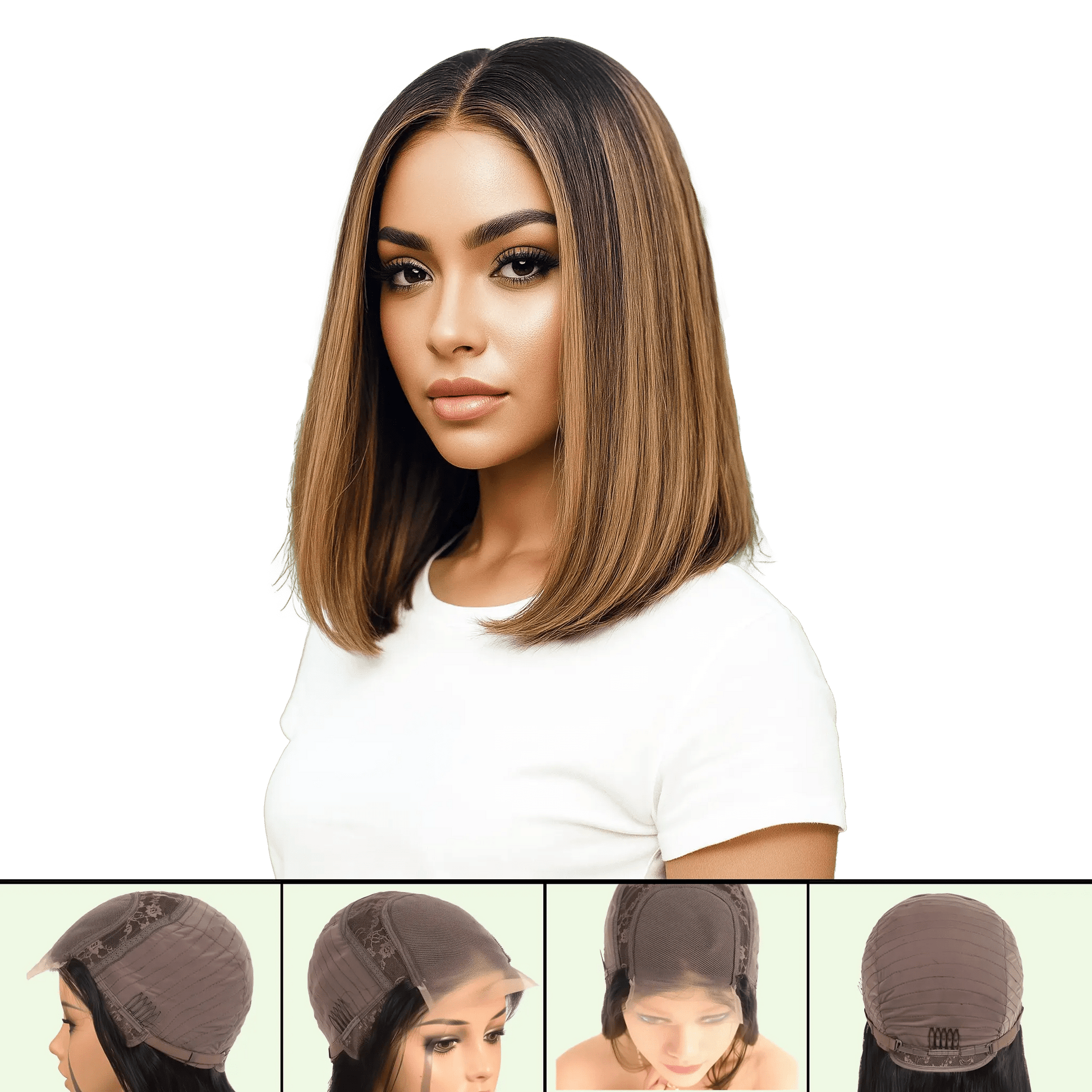 UREMBO Straight BOB Closure Wig – Echthaarperücke - UREMBO Beauty